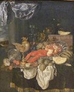 Abraham van Beijeren Grosses Stilleben mit Hummer oil painting picture wholesale